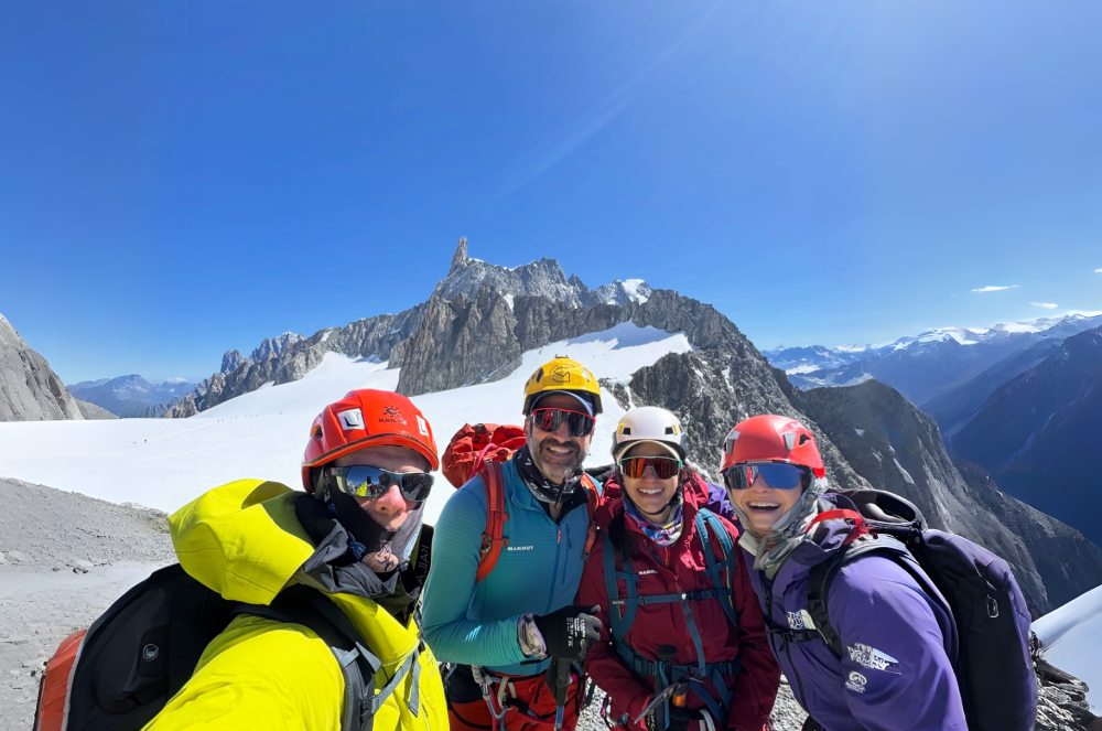 Olivia Bonfim nos Alpes: trilhas, escalada e turismo de aventura